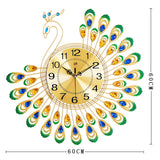 Peacock,Clock,Living,Personality,Creative,Fashion,Clock