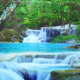 45*75cm,Waterfall,Nature,Scenery,Camping,Floor,Bathroom,Decorations