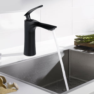 Matte,Black,Bathroom,Faucet,Basin,Mixer,Single,Handle