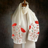 Women,Lightweight,Brief,Floral,Pattern,Elegant,Scarf,Shawl