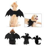 Halloween,Wings,Collar,Harness,Decor,Puppy,Black,Dress,Funny,Clothes