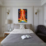 Miico,Painted,Paintings,Eiffel,Tower,Scenery,Decoration