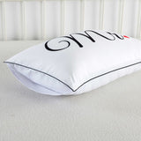 Bedding,Pillowcase,White,Pillowcase,Couple,Pillow