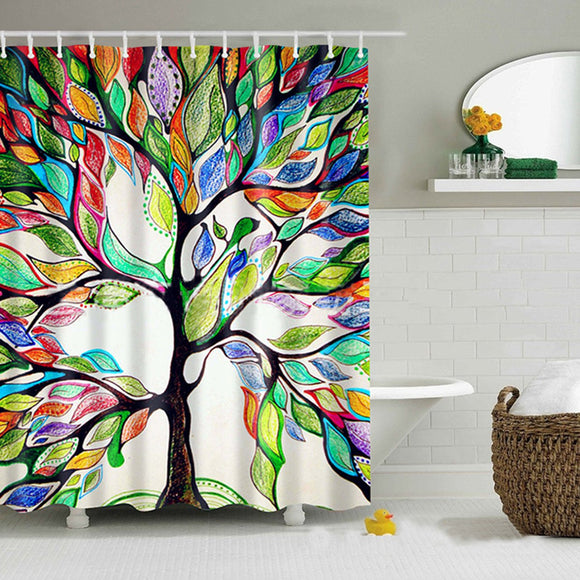 Colorful,Print,Bathroom,Decoration,Waterproof,Shower,Curtain