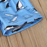 Boy's,Shark,Cartoon,Print,Pants,Casual,Clothing