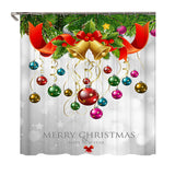 Merry,Christmas,Waterproof,Bathroom,Shower,Curtain,Toilet,Cover