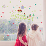 Miico,HM31009,Christmas,Sticker,Decorations,Luminous,Pattern,Background,Decorative,Sticker,Removable