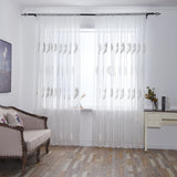 Embroidered,Sheer,Curtains,Living,Feather,Modern,Design,Bedroom,Elegant,Curtains,Voile