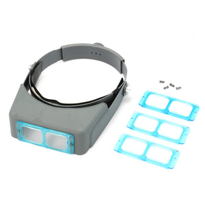 Headband,Wearing,Magnifier,Watch,Repair,Reading,Optivisor,Welding,Visor