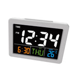 Calendar,Multifunction,Temperature,Clock,Display,Desktop,Electronic,Digital,Large,Alarm,Clock