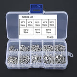 Suleve,400Pcs,Solid,Aluminum,Rivets,Assortment