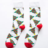 Ladies,Chiristmas,Pattern,Jacquard,Cotton,Middle,Socks,Casual,Outdoor,Socks