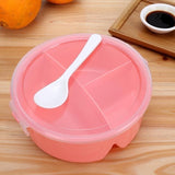 Portable,Round,Microwave,Lunch,Picnic,Container,Storage