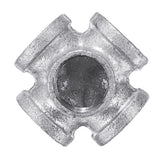 Fitting,Malleable,Galvanized,Outlet,Cross,Female,Connector"