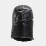 Men's,Leather,Windproof,Outdoor,Thickening,Riding,Earmuffs,Trapper