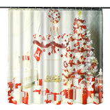 Indoor,Christmas,Dress,Shower,Curtain,Liner,Waterproof,Bathroom,Waterproof,Carpet