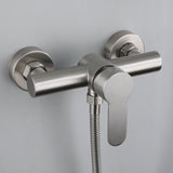 Stainless,Steel,Adjustable,Shower,Slider,Riser,System