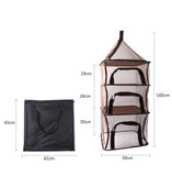 Outdoor,Fishing,Hanging,Layer,Storage,Basket,Hanging,Drying,Tableware