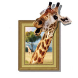 Giraffe,Living,Bedroom,Animals,Floor,Background,Decor,Creative,Stickers