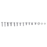 Suleve,MXST3,480Pcs,Machine,Screw,Stainless,Steel,Round,Assortment