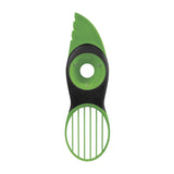 Green,Avocado,Slicer,Peeler,Plastic,Corer,Handle