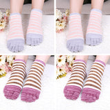 Ladies,Socks,Simple,Fashion,Cotton,Striped,Ankle,Socks