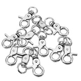 10Pcs,Silver,Alloy,Swivel,Lobster,Clasp,Round