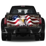 American,Eagle,Stars,Truck,Window,Graphic,Decal,Sticker