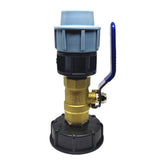 S60X6,Barrel,Connector,Garden,Thread,Fitting,Adapter,Brass,Valve,Alkali,Resistant