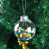 Christmas,Clear,Baubles,Shatterproof,Seamless,Plastic,Decor,Gifts