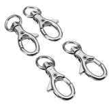 10Pcs,Silver,Alloy,Swivel,Lobster,Clasp,8.5mm,Round