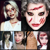 Waterproof,Halloween,Bloody,Wound,Tattoo,Sticker,Scary,Lifelike,Temporary,Tattoo,Stickers,Horror,Party,Decoration