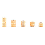 Suleve,M2BN1,150Pcs,Thread,Knurled,Brass,Threaded,Insert,Embedment,Assortment