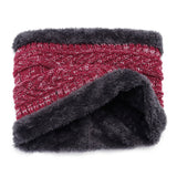 Women,Winter,Trendy,Velvet,Woolen,Knitting,Warmer,Starry,Stripes,Couples,Scarf