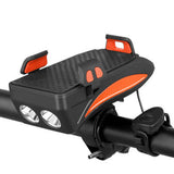 XANES,130db,Front,Light,Phone,Holder,2000mAh,Rechargeable,Waterproof,Handlebar,Light"