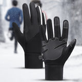 KYCILOR,Finger,Gloves,Touch,Screen,Cycling,Winter,Fleece,Leather,Cycling,Gloves,Women,Skiing,Hiking,Outdoor,Golves