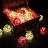 KCASA,Gardening,40LED,String,Light,Ratten,Shape,Holiday,Garden,Party,Wedding,Decoration