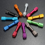 Suleve,M3AR3,10Pcs,Knurled,Standoff,Aluminum,Alloy,Multicolor