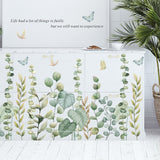 Removable,Winding,Green,Plants,Flower,Stickers,Bedroom,Balcony,Kitchen,Bedroom,Decorations