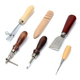 Handle,Leather,Craft,Leather,Sewing,Punch,Cutter