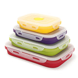 IPRee,Collapsible,Silicone,Lunch,Boxes,Portable,Storage,Kitchen,Containers