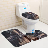 Tiger,Heart,Bathroom,Accessories,Mildew,Waterproof,Shower,Curtain,Toilet