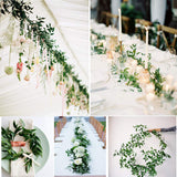 Artificial,Willow,Vines,Plant,Greenery,Garland,Wreath,Leaves,Hanging,Wedding,Decor,Supplies"