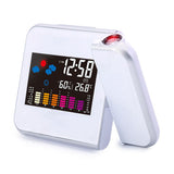 Loskii,Digital,Wireless,Hygrometer,Therometer,Projection,Weather,Station,Alarm,Clock