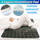 Washable,Reusable,Waterproof,Underpad,Cushion,Incontinence,Adult,Mattress,Protector