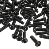 Suleve,M3CH1,100Pcs,Carbon,Steel,Button,Socket,Screw,Metric,Allen