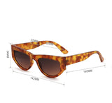 Women,Square,Shape,Frame,Hawksbill,Personality,Casual,Outdoor,Protection,Sunglasses