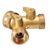 Standard,Brass,Garden,Irrigation,Splitter,Faucet,Manifold,Shape,Adapter,Connector"