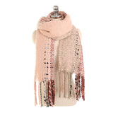 190*56,Women,Winter,Vintage,Artificial,Cashmere,Scarf,Tassel,Shawl