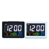 Calendar,Multifunction,Temperature,Clock,Display,Desktop,Electronic,Digital,Large,Alarm,Clock